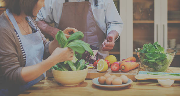 istock Family Cooking Kitchen Preparation Dinner Concept 513317076