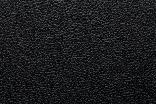 High resolution natural, dark black leather  texture. Black backgrounds, natural pattern.