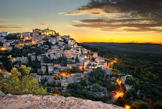 Gordes, one of the most beautiful and most visited french villages