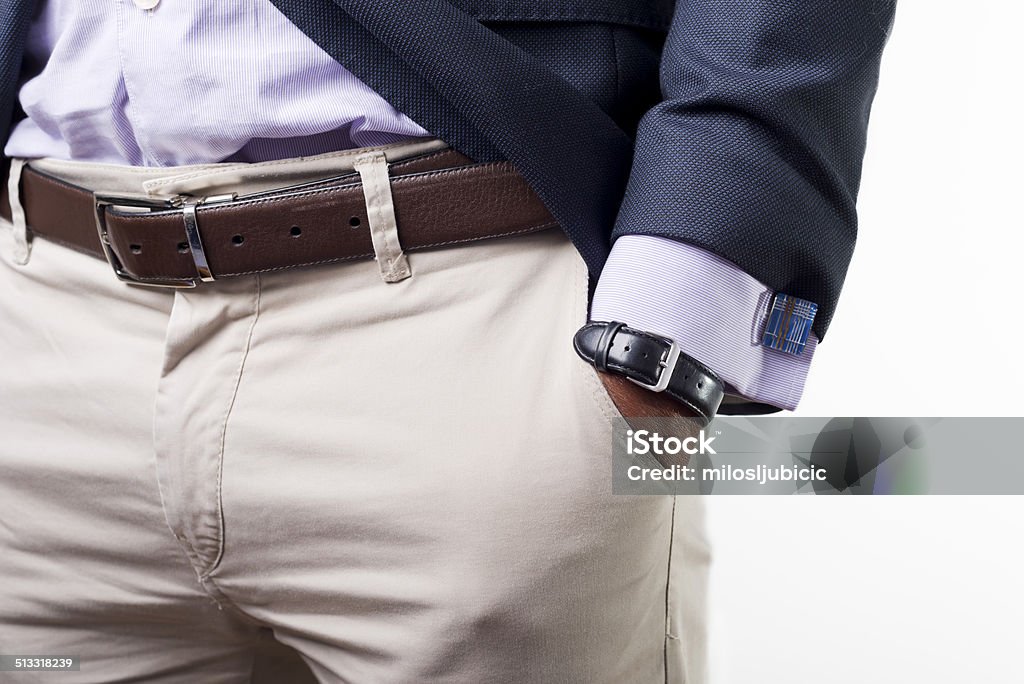 cuffs Man's style. dressing suit, shirt and cuffs Men Stock Photo