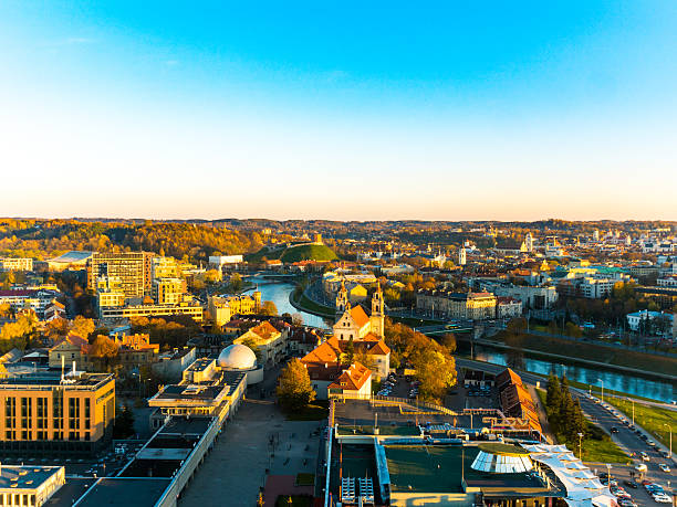 istock Vilnius skyline in Lithuania during the afternoon 513318368