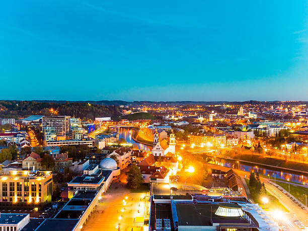 istock Vilnius skyline in Lithuania in the evening 513318426