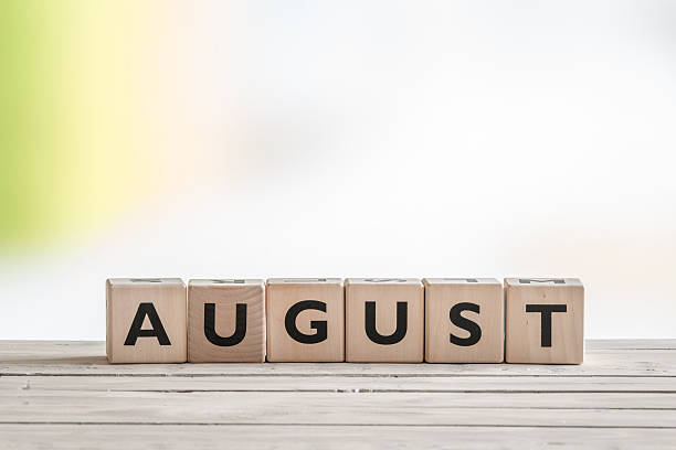 istock August sign on wooden cubes 513318644