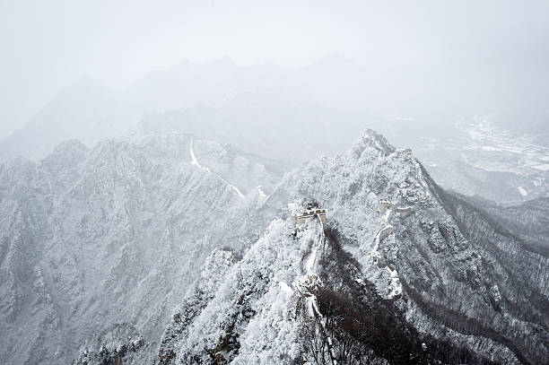 jiankou gran muralla china - jiankou fotografías e imágenes de stock