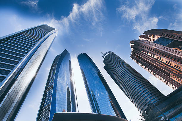 istock Etihad Tower skyscrapers in Abu Dhabi 513318808