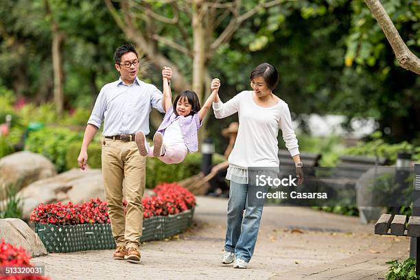 Chinesische Familie Im Park Stockfoto und mehr Bilder von Familie - Familie, Asien, Schwingen