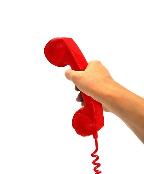 istock Hand Holding Retro Telephone Receiver 513320885