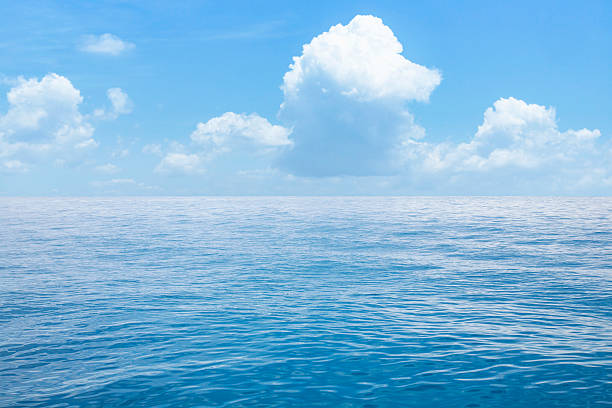 istock Beautiful seascape under blue sky with clouds 513322672