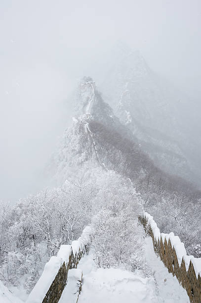 istock Chinese Jiankou Great Wall in the mist 513322806