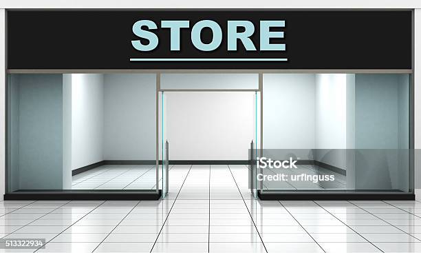 Shop Front Stock Photo - Download Image Now - Store Window, Front View, Business