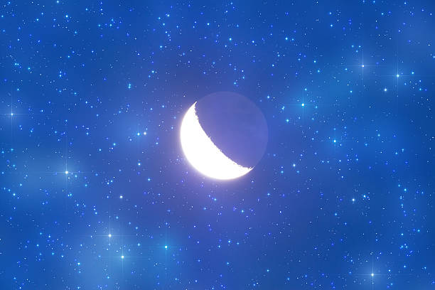 istock Stars and Moon in the Milky Way 513323996