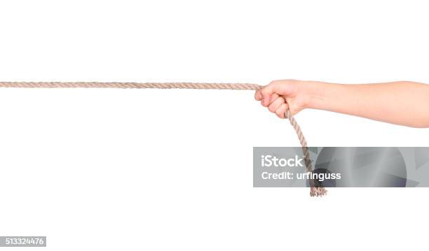 Simple Hand Pulling Rope Close Up Of Hands Pulling A Rope Stock Photo - Download Image Now ...