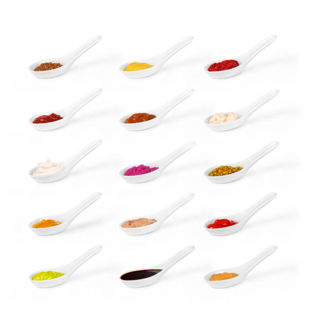 istock Bowls with sauces ketchup and mustard 513324568
