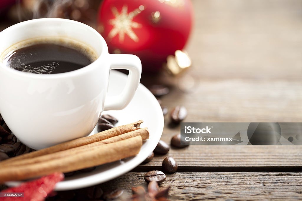 Café de Navidad - Foto de stock de Adorno de navidad libre de derechos