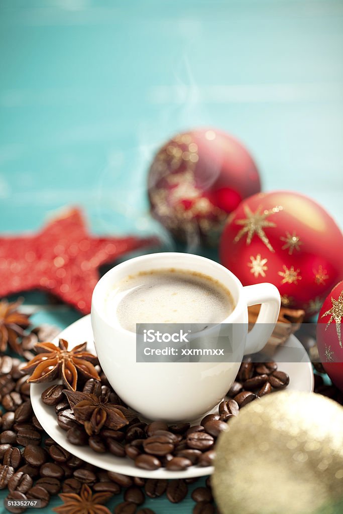 Café de Navidad - Foto de stock de Adorno de navidad libre de derechos