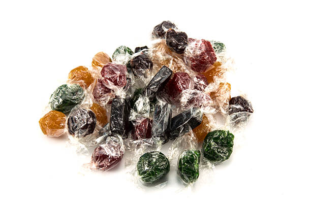 istock antique candy isolated on white background. 513356737