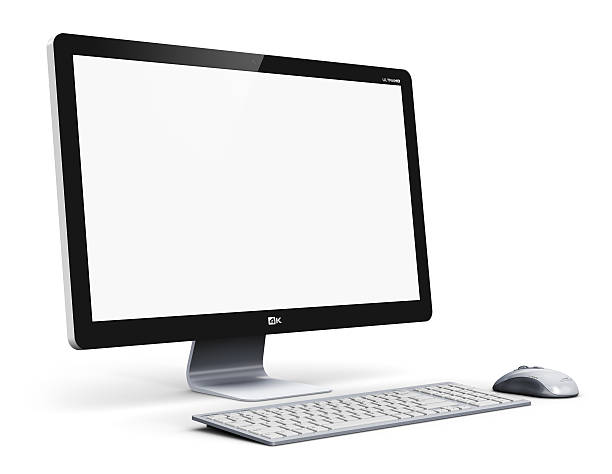 Desktop computer stock photo