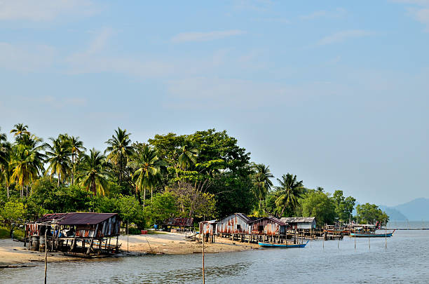 istock Fishing village on the island 513359315