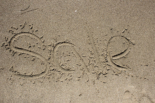 istock sale. Word on the sand 513360155