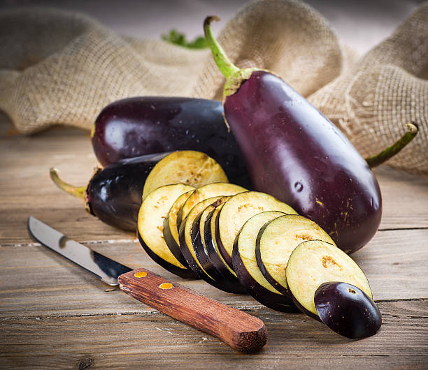 istock Eggplant and olive oil 513360261