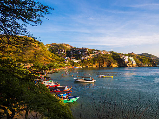 istock Boats in Taganga, Colombia 513363426