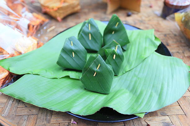 istock Banana leaf one of materials 513364328
