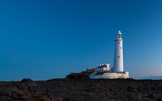 A Lighthouse captured as the sun was rising on a crisp Spring morning.