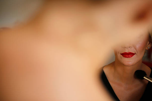 istock Woman in make up artist studio 513367884