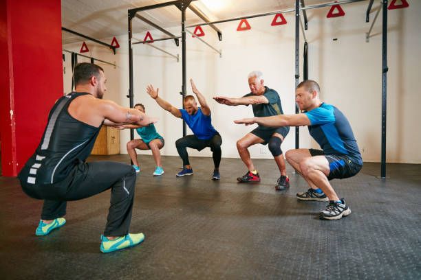 istock That's it guys, just five more reps 513373406