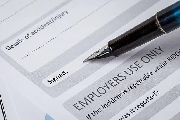 istock Signature field on document with pen and signed here 513374010