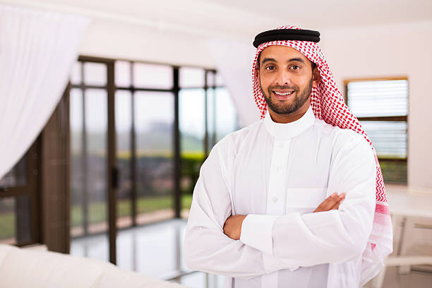 istock arabian man standing indoors 513374386