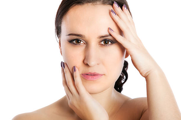 istock beautiful woman face 513375866