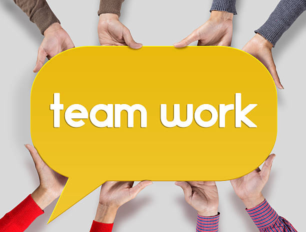istock Group of friends showing teamwork on speech bubble 513376610