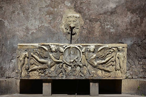 istock Fontana del Sarcofago just next to the Coliseum in Rome 513376872