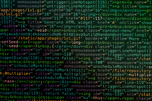 Digital Data Coding Lines Of Digital Data Code Stock Illustration - Download Image Now ...