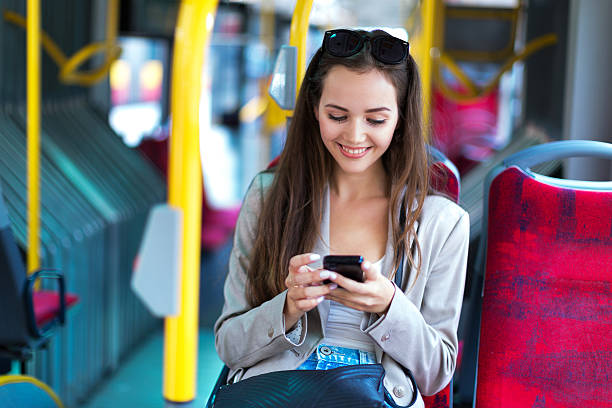 istock Woman on bus 513379474