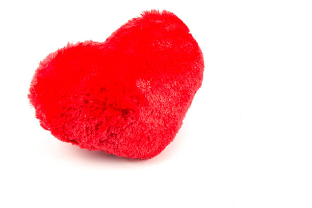 istock Heart shape Fluffy pillow. Valentine's Day 513382079