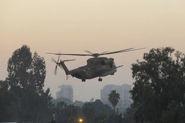 istock military helicopter landing 513383006