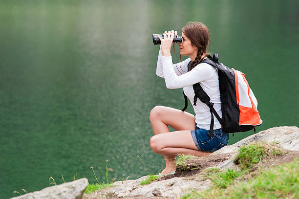 istock Young woman admiring the beautiful view 513383091