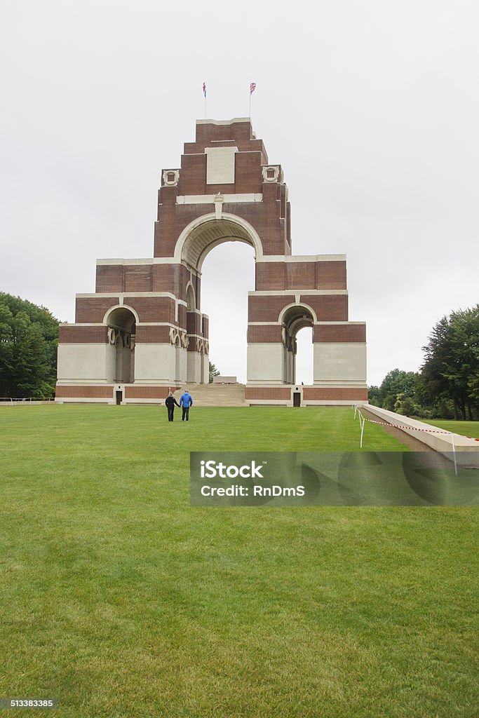 The Memorial in Thiepval The Franco-British Memorial in Thiepval. This is a memorial for missing soldiers from the battle of the Somme in 1916 (WWI). Picardy, France 1916 Stock Photo
