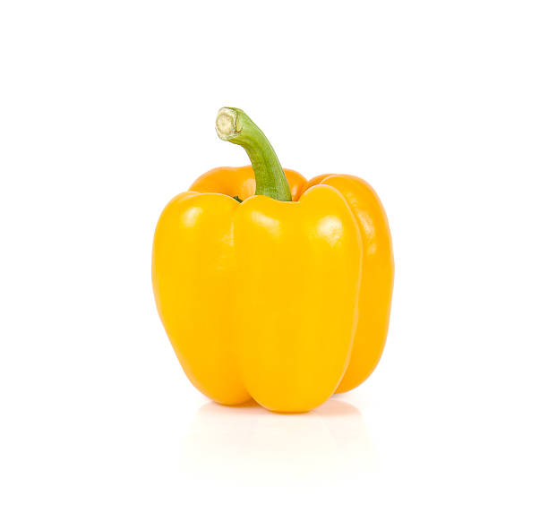 istock Sweet pepper,Yellow Sweet pepper on white background. 513384234