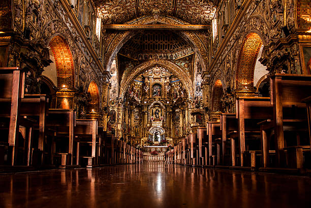 istock golden church in quito ecuador 513384461