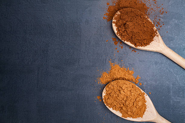 istock Cocoa and carob powder. 513384562