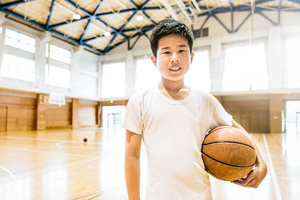 istock Japanese High School Basketball Player 513385974