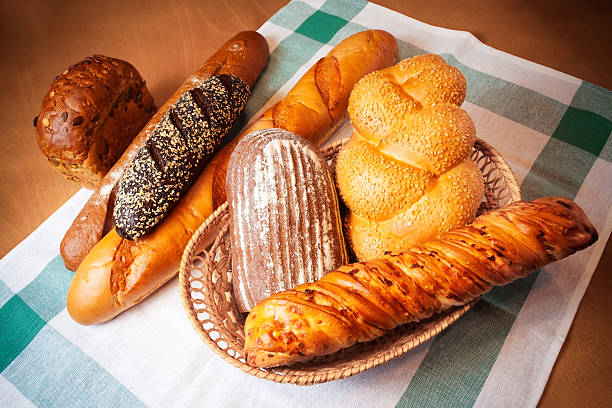 istock Assortment of baked bread 513387100
