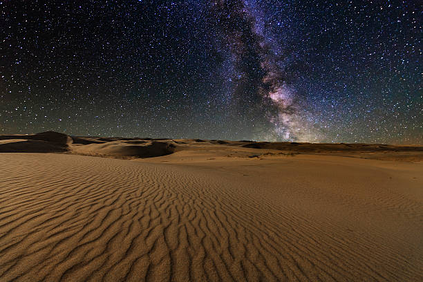istock Gobi desert under the night  starry sky. 513387802