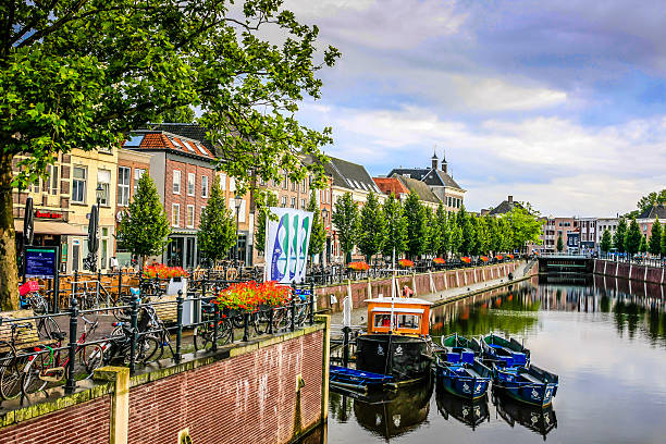 The dutch town of Breda in the Netherlands stock photo