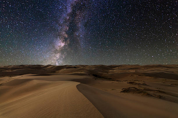 istock Gobi desert under the night  starry sky. 513388126
