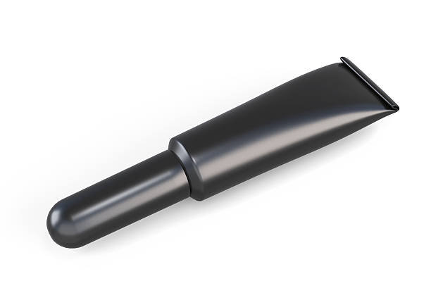istock Black tube. Tube for your design. 3d rendering. 513389092