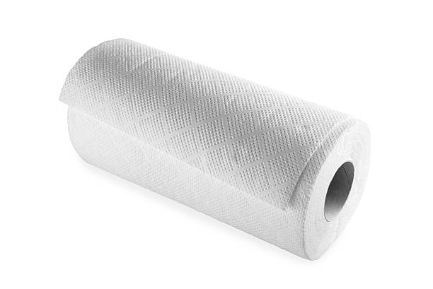 Cleaning Paper Towel Roll stock photo